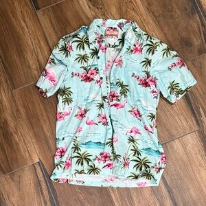 Tropical Flamingo Hawaiian Shirt